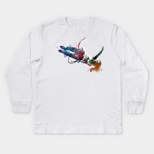 Bungee jump #bungee Kids Long Sleeve T-Shirt